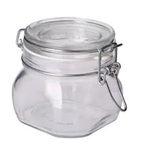 Weckpot met vaste beugel 0.5 liter